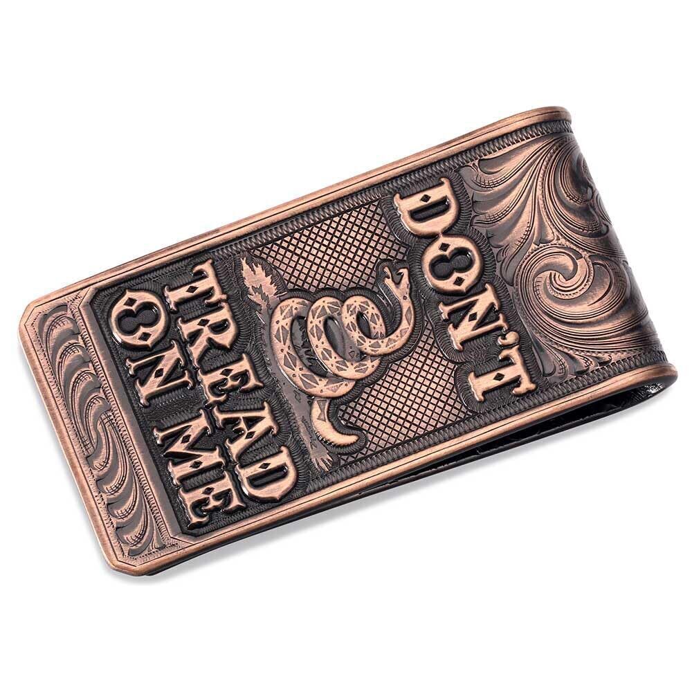 5799 Made in the USA Western Lifestyle Money Clip Vintage Bronze Gadsden